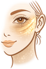 Verdeckt Augenringe icon